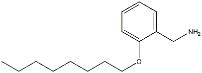 [2-(octyloxy)phenyl]methanamine 结构式