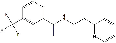 [2-(pyridin-2-yl)ethyl]({1-[3-(trifluoromethyl)phenyl]ethyl})amine 结构式
