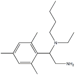 [2-amino-1-(2,4,6-trimethylphenyl)ethyl](butyl)ethylamine 结构式