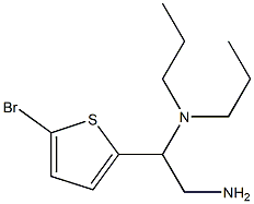 [2-amino-1-(5-bromothiophen-2-yl)ethyl]dipropylamine 结构式