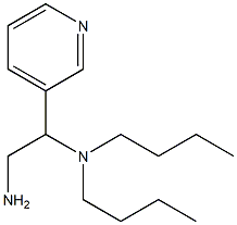 [2-amino-1-(pyridin-3-yl)ethyl]dibutylamine 结构式