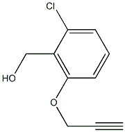 [2-chloro-6-(prop-2-yn-1-yloxy)phenyl]methanol 结构式