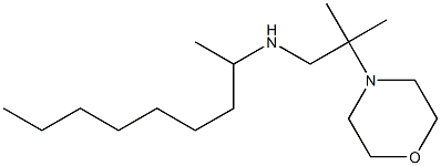 [2-methyl-2-(morpholin-4-yl)propyl](nonan-2-yl)amine 结构式