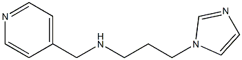 [3-(1H-imidazol-1-yl)propyl](pyridin-4-ylmethyl)amine 结构式