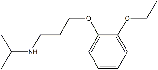 [3-(2-ethoxyphenoxy)propyl](propan-2-yl)amine 结构式