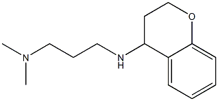 [3-(3,4-dihydro-2H-1-benzopyran-4-ylamino)propyl]dimethylamine 结构式