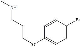 [3-(4-bromophenoxy)propyl](methyl)amine 结构式