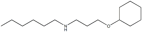 [3-(cyclohexyloxy)propyl](hexyl)amine 结构式