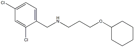 [3-(cyclohexyloxy)propyl][(2,4-dichlorophenyl)methyl]amine 结构式