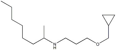 [3-(cyclopropylmethoxy)propyl](octan-2-yl)amine 结构式