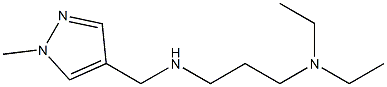 [3-(diethylamino)propyl][(1-methyl-1H-pyrazol-4-yl)methyl]amine 结构式