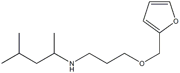 [3-(furan-2-ylmethoxy)propyl](4-methylpentan-2-yl)amine 结构式