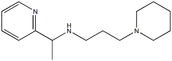 [3-(piperidin-1-yl)propyl][1-(pyridin-2-yl)ethyl]amine 结构式