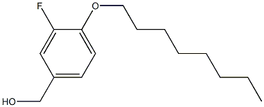 [3-fluoro-4-(octyloxy)phenyl]methanol 结构式