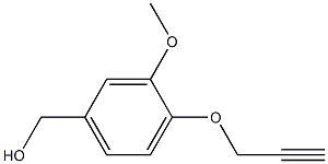 [3-methoxy-4-(prop-2-yn-1-yloxy)phenyl]methanol 结构式