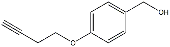 [4-(but-3-yn-1-yloxy)phenyl]methanol 结构式