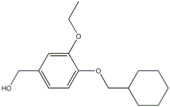 [4-(cyclohexylmethoxy)-3-ethoxyphenyl]methanol 结构式