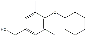 [4-(cyclohexyloxy)-3,5-dimethylphenyl]methanol 结构式