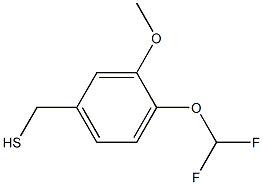 [4-(difluoromethoxy)-3-methoxyphenyl]methanethiol 结构式