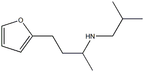 [4-(furan-2-yl)butan-2-yl](2-methylpropyl)amine 结构式