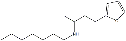 [4-(furan-2-yl)butan-2-yl](heptyl)amine 结构式
