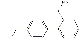 [4'-(methoxymethyl)-1,1'-biphenyl-2-yl]methylamine 结构式