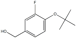 [4-(tert-butoxy)-3-fluorophenyl]methanol 结构式