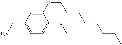 [4-methoxy-3-(octyloxy)phenyl]methanamine 结构式