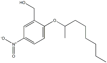 [5-nitro-2-(octan-2-yloxy)phenyl]methanol 结构式