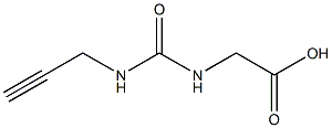 {[(prop-2-ynylamino)carbonyl]amino}acetic acid 结构式