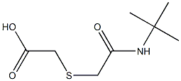 {[2-(tert-butylamino)-2-oxoethyl]thio}acetic acid 结构式