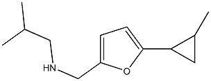 {[5-(2-methylcyclopropyl)furan-2-yl]methyl}(2-methylpropyl)amine 结构式