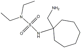 {1-[(diethylsulfamoyl)amino]cycloheptyl}methanamine 结构式