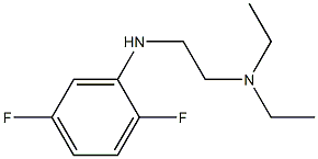 {2-[(2,5-difluorophenyl)amino]ethyl}diethylamine 结构式