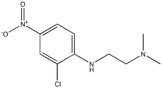 {2-[(2-chloro-4-nitrophenyl)amino]ethyl}dimethylamine 结构式