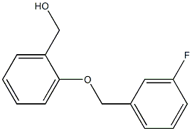 {2-[(3-fluorophenyl)methoxy]phenyl}methanol 结构式