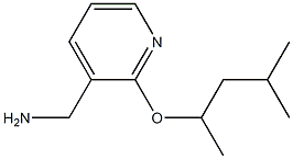 {2-[(4-methylpentan-2-yl)oxy]pyridin-3-yl}methanamine 结构式