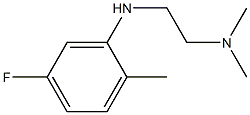 {2-[(5-fluoro-2-methylphenyl)amino]ethyl}dimethylamine 结构式