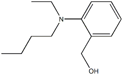 {2-[butyl(ethyl)amino]phenyl}methanol 结构式