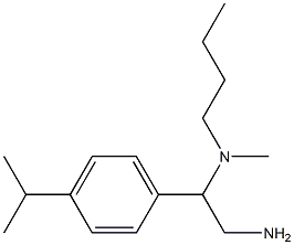 {2-amino-1-[4-(propan-2-yl)phenyl]ethyl}(butyl)methylamine 结构式