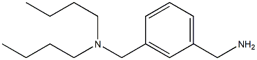 {3-[(dibutylamino)methyl]phenyl}methanamine 结构式