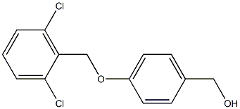 {4-[(2,6-dichlorophenyl)methoxy]phenyl}methanol 结构式