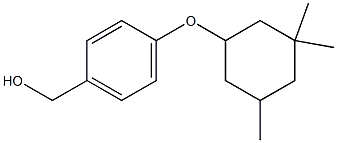 {4-[(3,3,5-trimethylcyclohexyl)oxy]phenyl}methanol 结构式