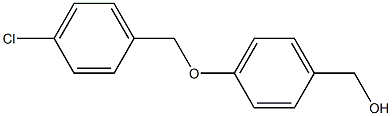 {4-[(4-chlorophenyl)methoxy]phenyl}methanol 结构式