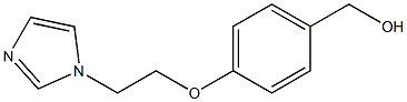 {4-[2-(1H-imidazol-1-yl)ethoxy]phenyl}methanol 结构式