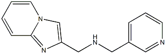 {imidazo[1,2-a]pyridin-2-ylmethyl}(pyridin-3-ylmethyl)amine 结构式