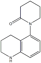 1-(1,2,3,4-tetrahydroquinolin-5-yl)piperidin-2-one 结构式