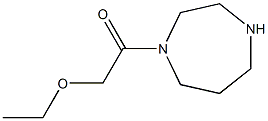 1-(1,4-diazepan-1-yl)-2-ethoxyethan-1-one 结构式