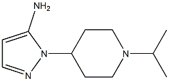 1-(1-isopropylpiperidin-4-yl)-1H-pyrazol-5-amine 结构式