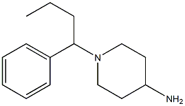 1-(1-phenylbutyl)piperidin-4-amine 结构式